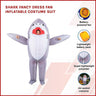 Shark Fancy Dress Fan Inflatable Costume Suit