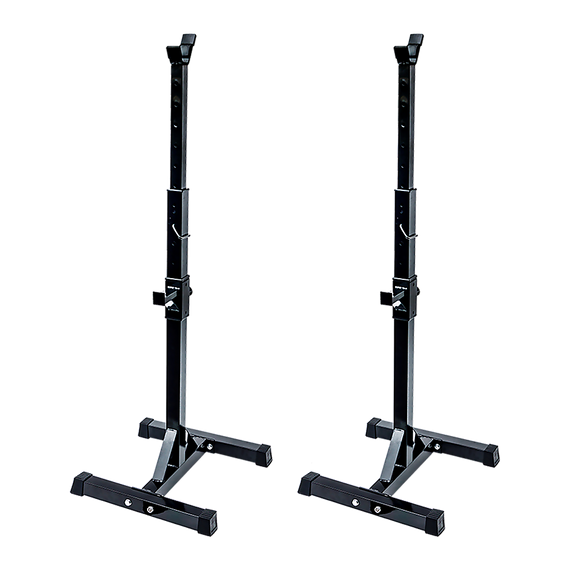 Pair of Adjustable Squat Rack Sturdy Steel Barbell Bench Press Stands GYM/HOME