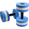 2x Water Aerobics Dumbbell EVA Aquatic Barbell Aqua Fitness