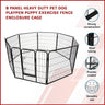 8 Panel Heavy Duty Pet Dog Playpen Puppy Exercise Fence Enclosure Cage