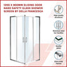 1200 x 900mm Sliding Door Nano Safety Glass Shower Screen By Della Francesca