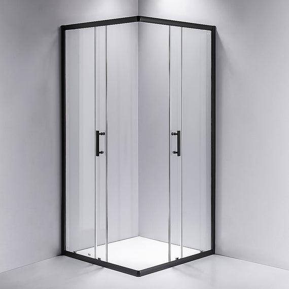 800 x 900mm Sliding Door Nano Safety Glass Shower Screen By Della Francesca