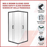 800 x 900mm Sliding Door Nano Safety Glass Shower Screen By Della Francesca