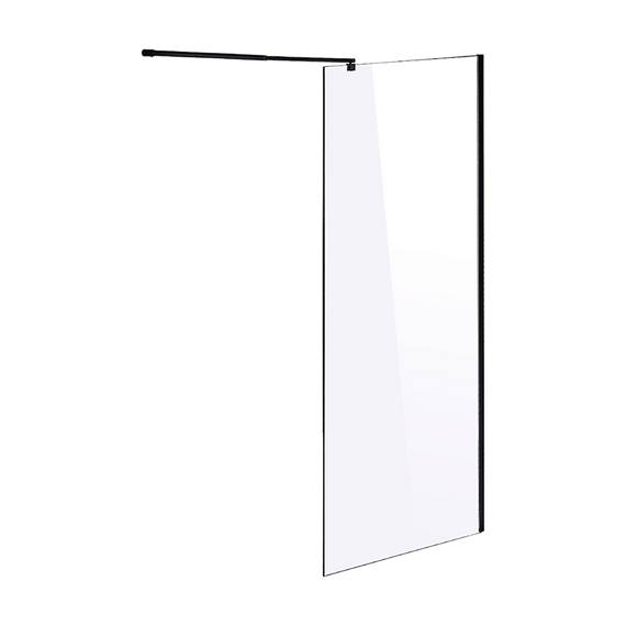 1000 x 2100mm Frameless 10mm Safety Glass Shower Screen