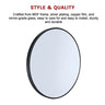 60cm Round Wall Mirror Bathroom Makeup Mirror by Della Francesca