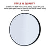 90cm Round Wall Mirror Bathroom Makeup Mirror by Della Francesca