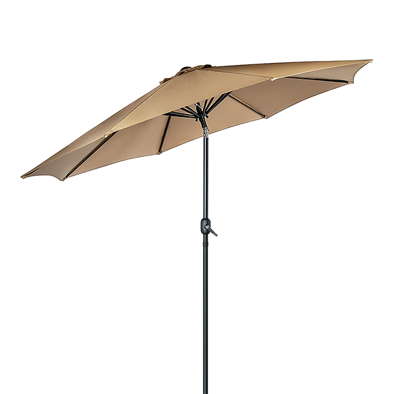 9FT Patio Umbrella Outdoor Garden Table Umbrella with 8 Sturdy Ribs