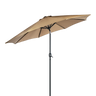 9FT Patio Umbrella Outdoor Garden Table Umbrella with 8 Sturdy Ribs