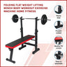 Folding Flat Weight Lifting Bench Body Workout Exercise Machine Home Fitness