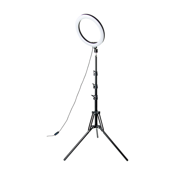 10" LED Selfie Ring Light with 1.6M Tripod Stand Phone Holder Photo Live Makeup