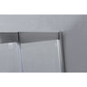 1400-1600mm Sliding Door Safety Glass Shower Screen Chrome By Della Francesca