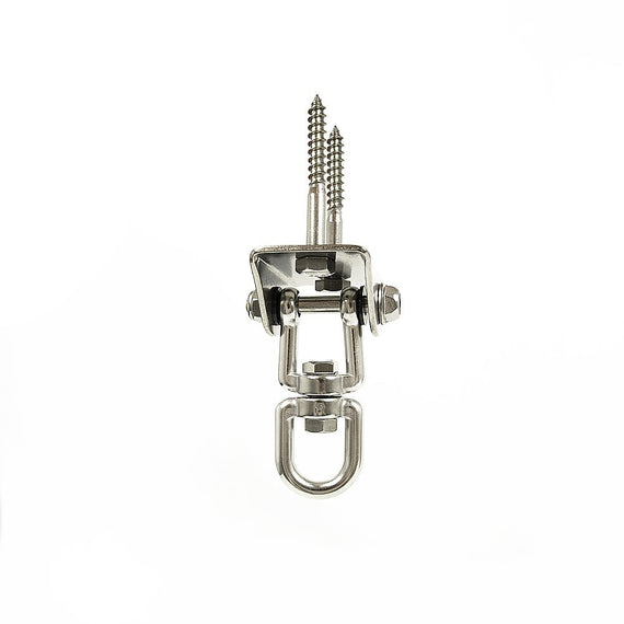360° Swivel Swing Hanger with Stainless Steel Hook for Ceiling Heavy Duty Hanging Gym Equipment