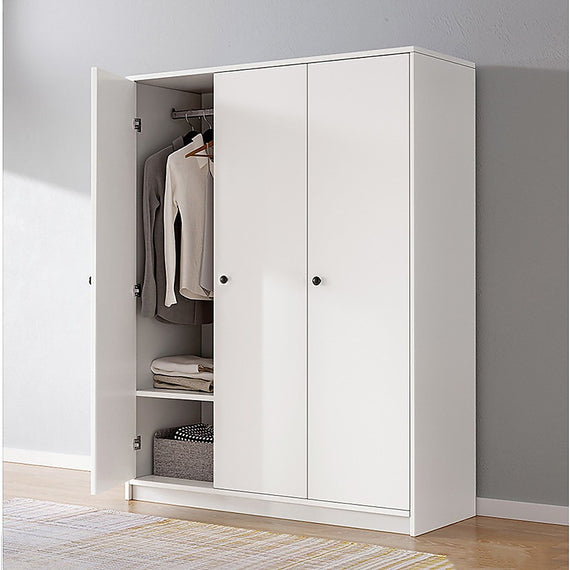3 Door Wardrobe Bedroom Cupboard Closet Storage Cabinet Organiser