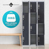 12-Door Locker for Office Gym Shed School Home Storage - Padlock-operated