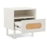 Kailua Rattan Bedside Table in White