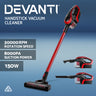 Devanti Handheld Vacuum Cleaner Bagless Cordless 150W Red