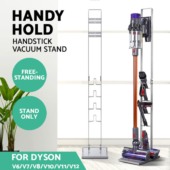 Artiss Freestanding Vacuum Stand Rack For Dyson Handheld Cleaner V6 V7 V8 V10 V11 Silver