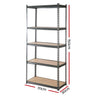 Giantz 6X1.5M Garage Shelving Warehouse Rack Pallet Racking Storage Shelves