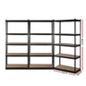 Giantz 3x1.8M Garage Shelving Warehouse Rack Pallet Racking Storage Shelve Black