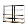 Giantz 2x1.8M Garage Shelving Warehouse Rack Pallet Racking Storage Shelf Black