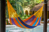 Mayan Legacy Jumbo Size Outdoor Cotton Mexican Hammock in Alegra Colour